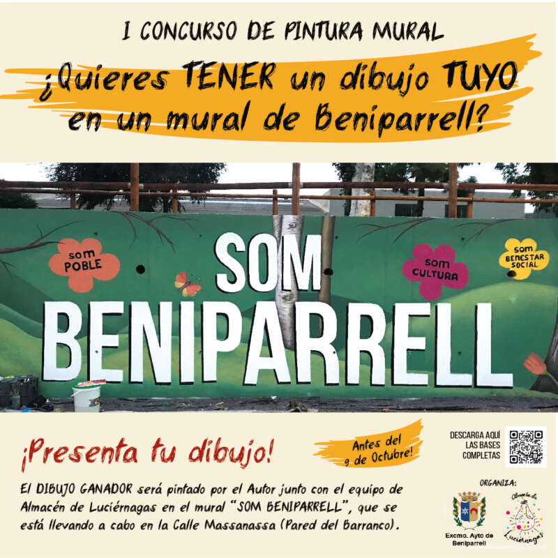 Concurso PIntura Mural Beniparrell - Almacén de Luciérnagas